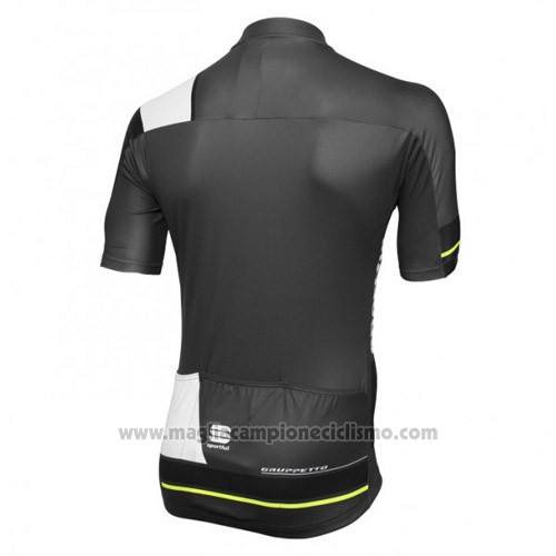 2016 Abbigliamento Ciclismo Sportful Nero e Verde Manica Corta e Salopette
