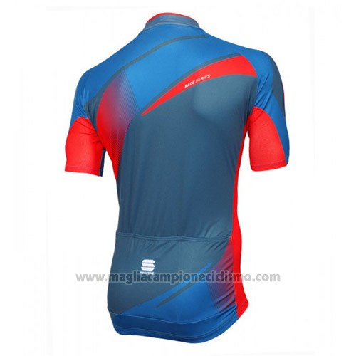 2016 Abbigliamento Ciclismo Sportful Rosso e Blu Manica Corta e Salopette