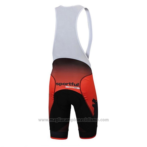 2017 Abbigliamento Ciclismo Sportful Arancione Manica Corta e Salopette