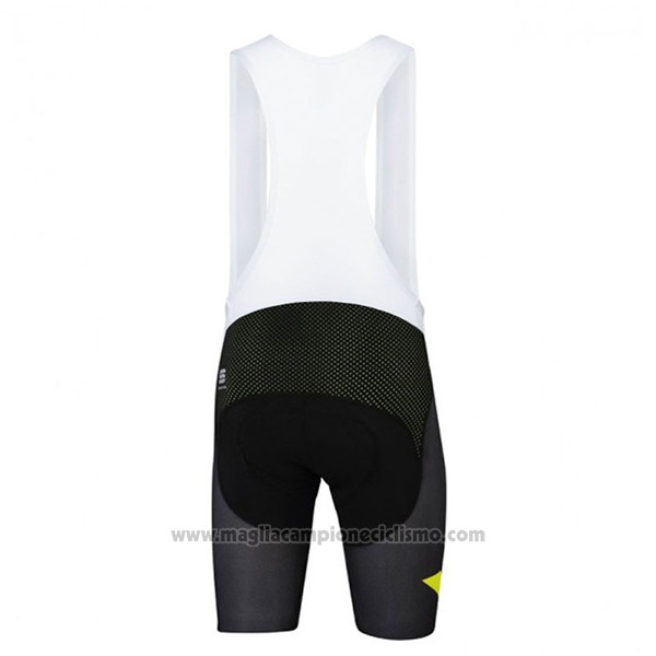 2017 Abbigliamento Ciclismo Sportful Giallo e Nero Manica Corta e Salopette