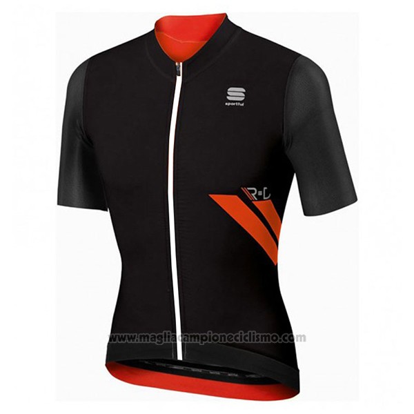 2017 Abbigliamento Ciclismo Sportful R&d Ultraskin Nero Manica Corta e Salopette