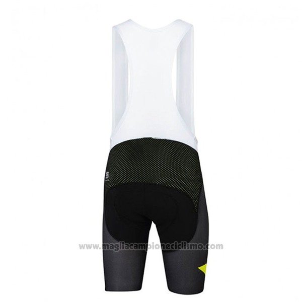 2017 Abbigliamento Ciclismo Sportful R&d Ultraskin Verde e Nero Manica Corta e Salopette