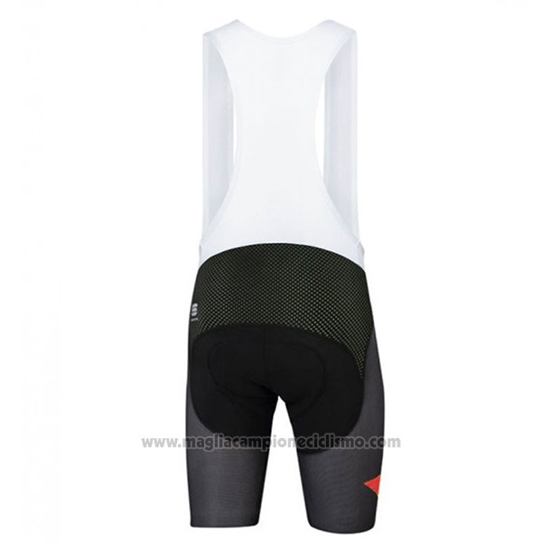 2017 Abbigliamento Ciclismo Sportful Rosso e Nero Manica Corta e Salopette