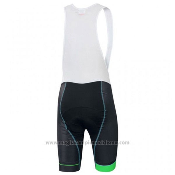 2017 Abbigliamento Ciclismo Sportful Sc Azzurro e Nero Manica Corta e Salopette
