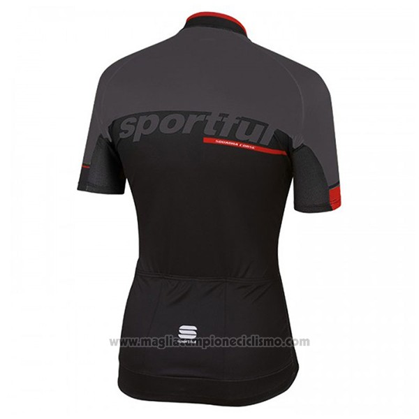 2017 Abbigliamento Ciclismo Sportful Sc Nero Manica Corta e Salopette