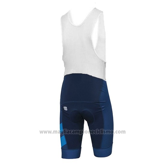 2018 Abbigliamento Ciclismo Sportful Spento Blu Manica Corta e Salopette