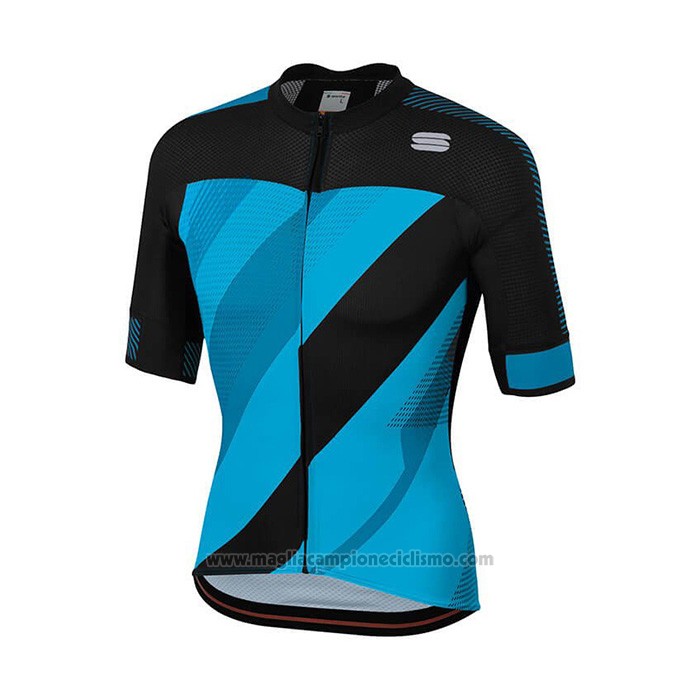 2021 Abbigliamento Ciclismo Sportful Blu Nero Manica Corta e Salopette