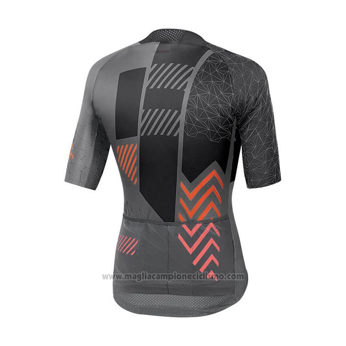 2021 Abbigliamento Ciclismo Sportful Nero Grigio Arancione Manica Corta e Salopette