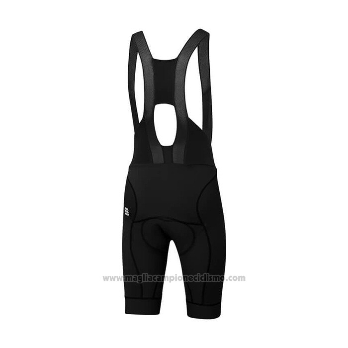 2021 Abbigliamento Ciclismo Sportful Nero Grigio Arancione Manica Corta e Salopette