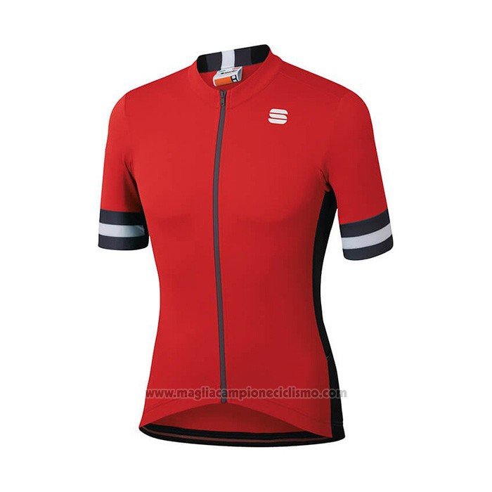 2021 Abbigliamento Ciclismo Sportful Rosso Manica Corta e Salopette