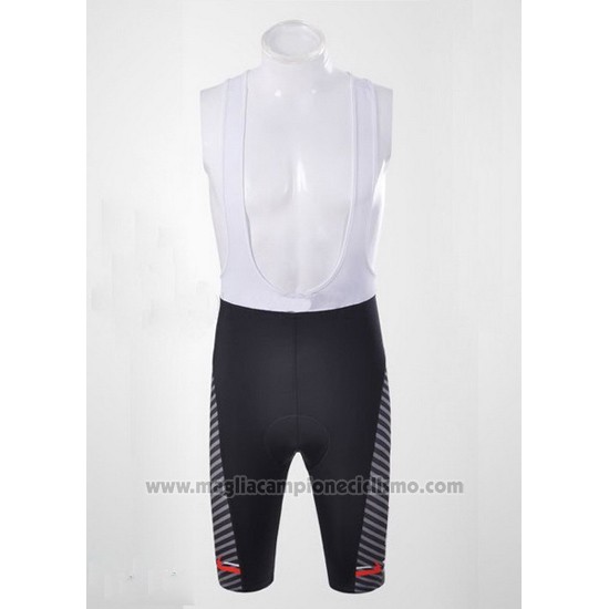 2011 Abbigliamento Ciclismo Trek Nero e Bianco Manica Corta e Salopette