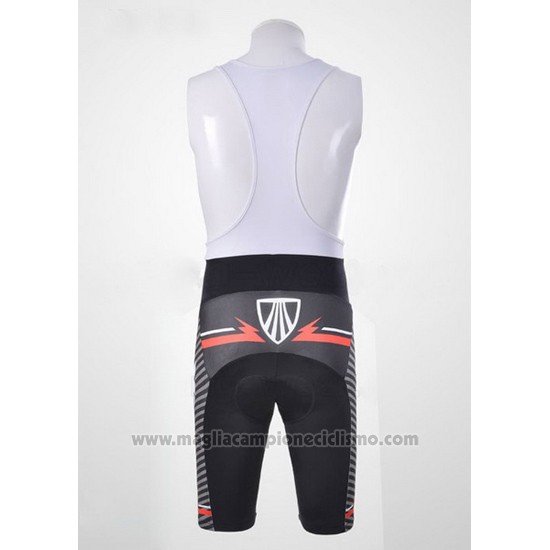 2011 Abbigliamento Ciclismo Trek Nero e Bianco Manica Corta e Salopette