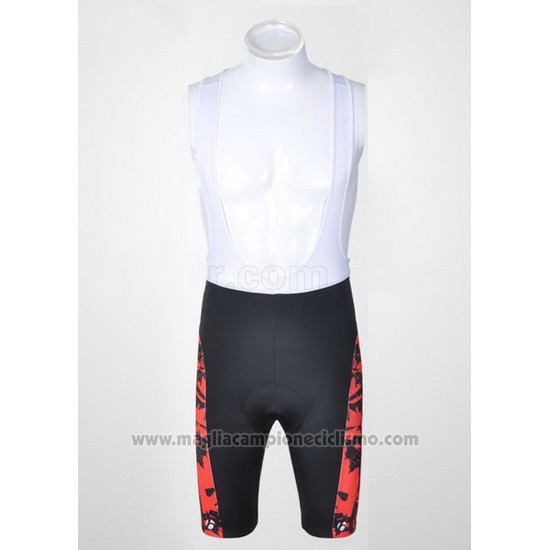 2011 Abbigliamento Ciclismo Trek Rosso e Bianco Manica Corta e Salopette
