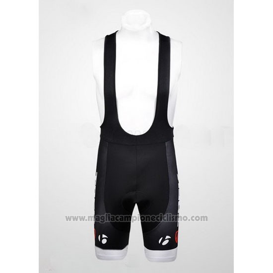2012 Abbigliamento Ciclismo Trek Bianco e Grigio Manica Corta e Salopette