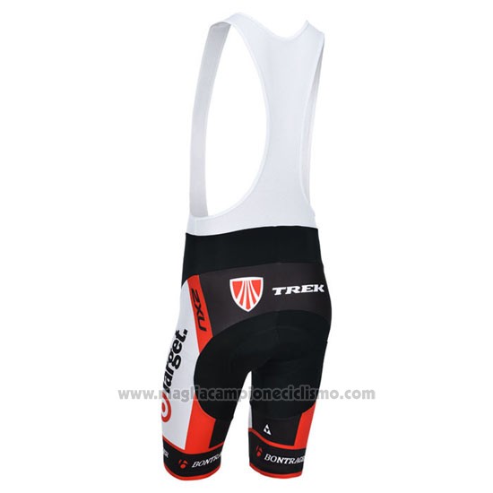 2013 Abbigliamento Ciclismo Trek Rosso e Bianco Manica Corta e Salopette