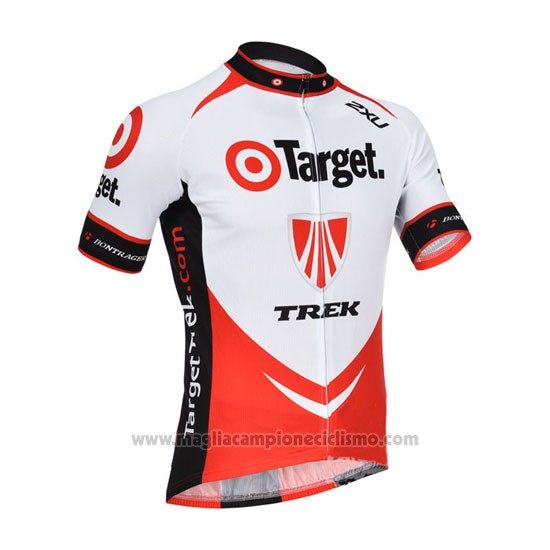 2013 Abbigliamento Ciclismo Trek Rosso e Bianco Manica Corta e Salopette