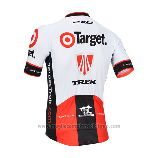 2013 Abbigliamento Ciclismo Trek Rosso e Bianco Manica Corta e Salopette