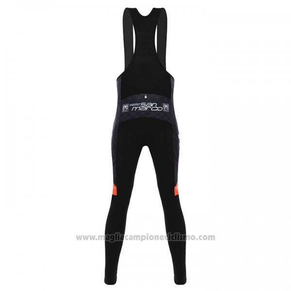 2017 Abbigliamento Ciclismo Trek Selle San Marco Nero Manica Lunga e Salopette