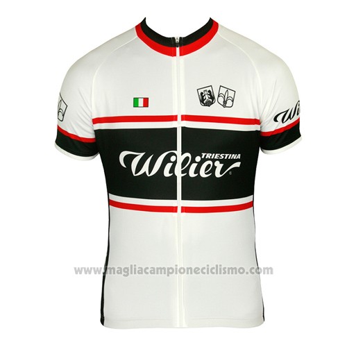 2015 Abbigliamento Ciclismo Wieiev Nero e Bianco Manica Corta e Salopette