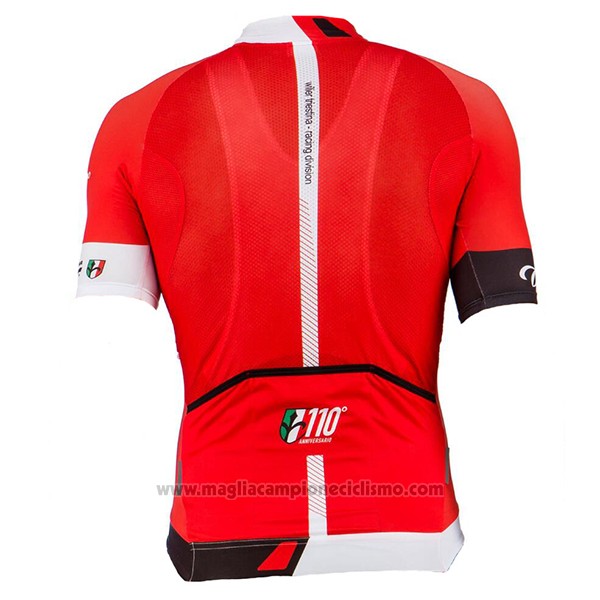 2017 Abbigliamento Ciclismo Wieiev Rosso e Bianco Manica Corta e Salopette