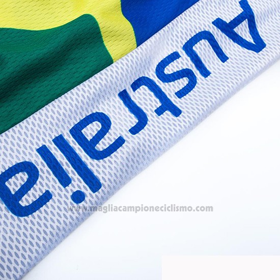 2019 Abbigliamento Ciclismo Australia Manica Corta e Salopette