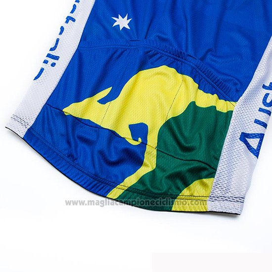 2019 Abbigliamento Ciclismo Australia Manica Corta e Salopette