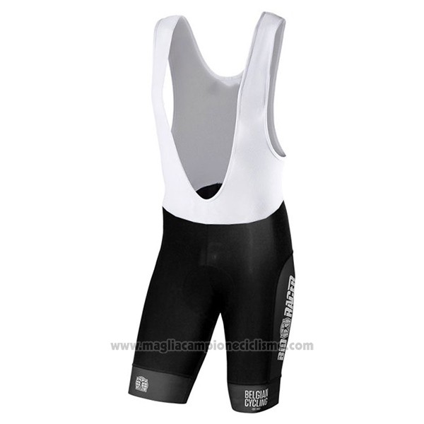 2017 Abbigliamento Ciclismo Belgio Celeste Manica Corta e Salopette