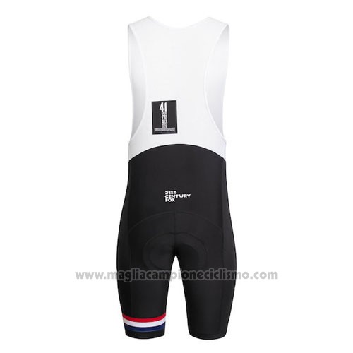2016 Abbigliamento Ciclismo Francia Rosso e Bianco Manica Corta e Salopette