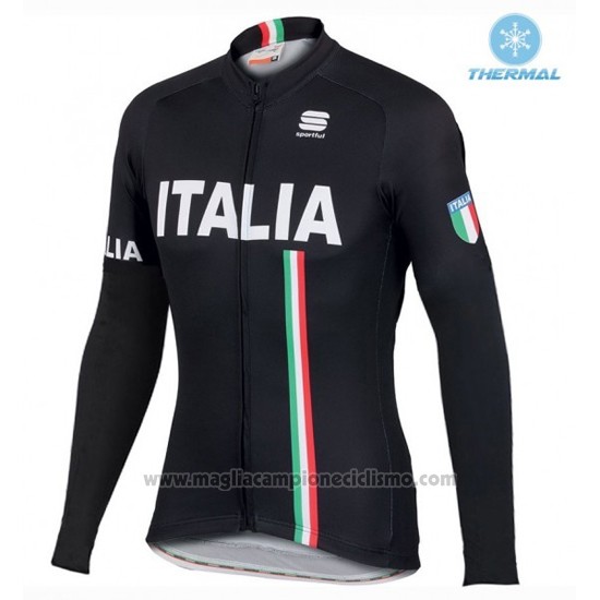2016 Abbigliamento Ciclismo IAM Bianco e Nero Manica Lunga e Salopette