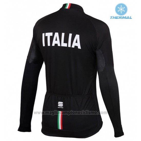 2016 Abbigliamento Ciclismo IAM Bianco e Nero Manica Lunga e Salopette