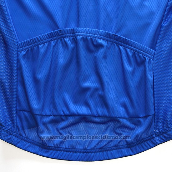 2018 Abbigliamento Ciclismo Italia Blu Manica Corta e Salopette