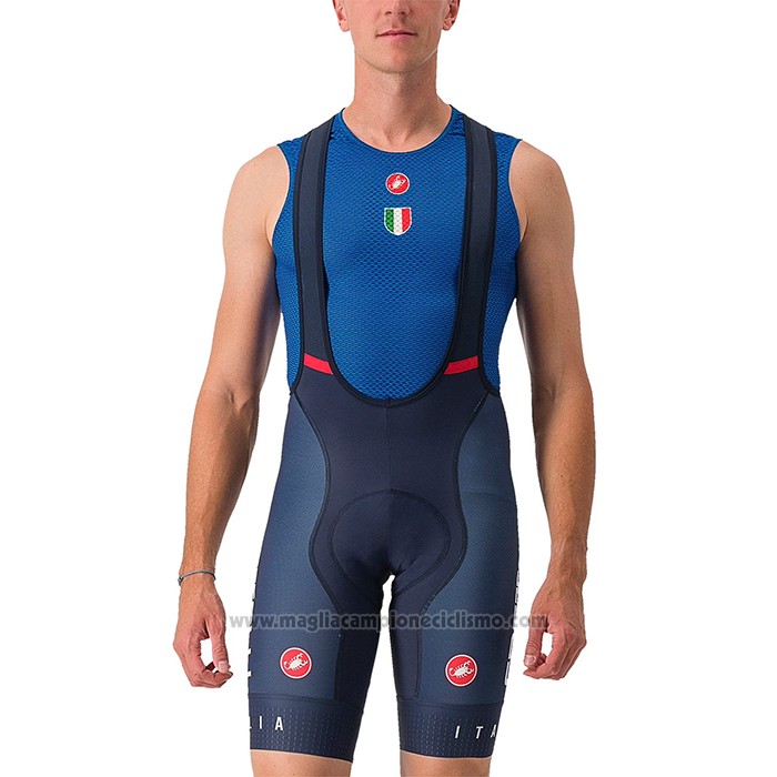 2023 Abbigliamento Ciclismo Italia Verde Bianco Rosso Manica Corta e Salopette