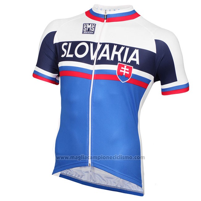 2018 Abbigliamento Ciclismo Russia Blu Bianco Manica Corta e Salopette