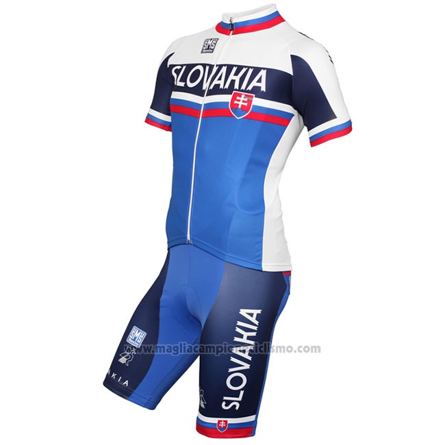 2018 Abbigliamento Ciclismo Russia Blu Bianco Manica Corta e Salopette