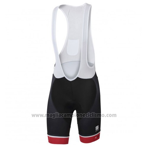 2016 Abbigliamento Ciclismo Svizzera Bianco e Rosso Manica Corta e Salopette