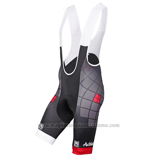 2015 Abbigliamento Ciclismo Achieve Nero Manica Corta e Salopette