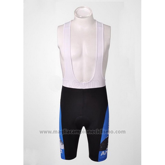 2007 Abbigliamento Ciclismo Trek Nero e Blu Manica Corta e Salopette