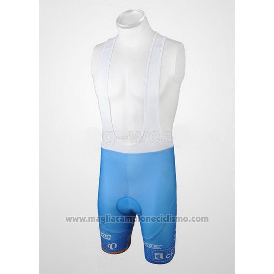 2010 Abbigliamento Ciclismo Garmin Transtions Celeste Manica Corta e Salopette