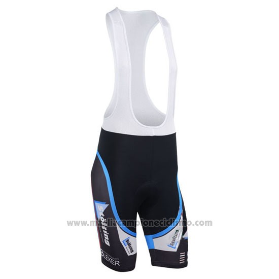 2013 Abbigliamento Ciclismo Stolting Nero e Celeste Manica Corta e Salopette