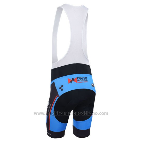 2013 Abbigliamento Ciclismo Stolting Nero e Celeste Manica Corta e Salopette