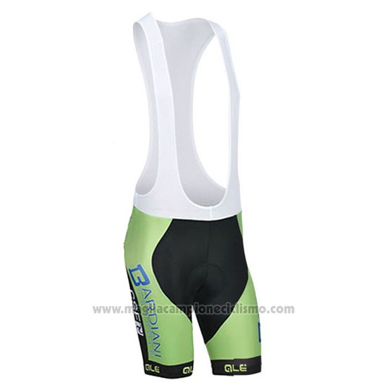 2014 Abbigliamento Ciclismo Bardiani Bianco e Verde Manica Corta e Salopette