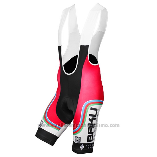 2015 Abbigliamento Ciclismo Baku Nero e Bianco Manica Corta e Salopette