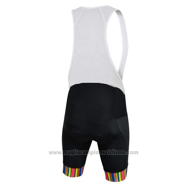 2017 Abbigliamento Ciclismo Aquadro Attackers Bianco Manica Corta e Salopette