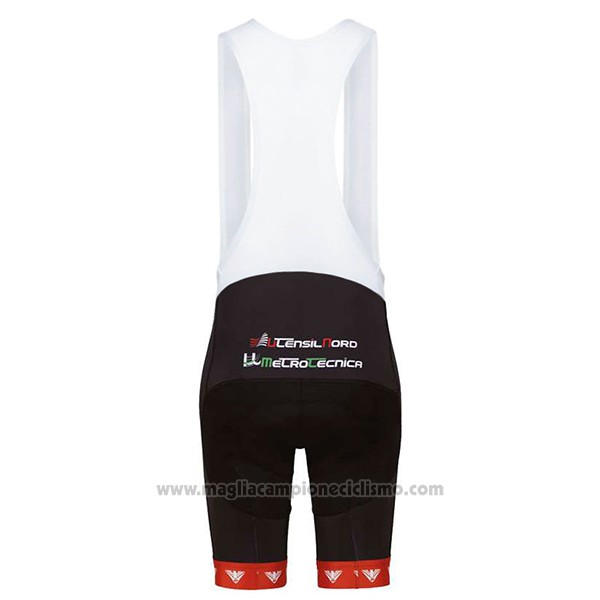 2017 Abbigliamento Ciclismo D'amico Bottecchia Nero Manica Corta e Salopette