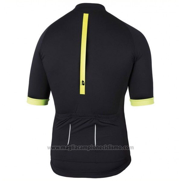 2017 Abbigliamento Ciclismo Etxeondo Entzun Nero e Giallo Manica Corta e Salopette