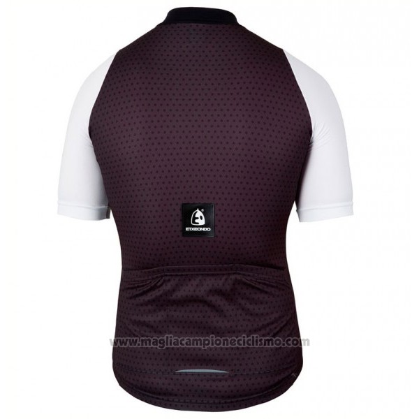 2017 Abbigliamento Ciclismo Etxeondo Neo Nero e Bianco Manica Corta e Salopette