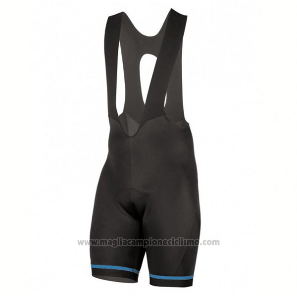 2017 Abbigliamento Ciclismo Etxeondo Neo Nero e Blu Manica Corta e Salopette
