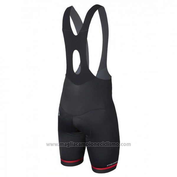 2017 Abbigliamento Ciclismo Etxeondo Neo Nero e Rosso Manica Corta e Salopette