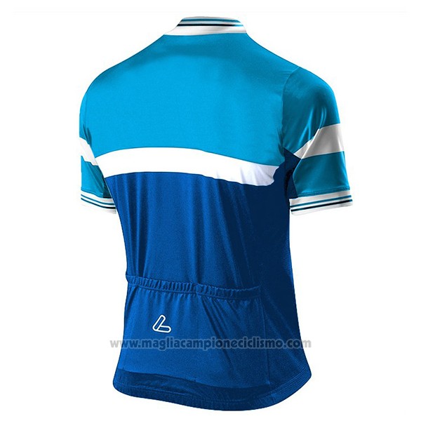 2017 Abbigliamento Ciclismo Loffler Blu e Azzurro Manica Corta e Salopette