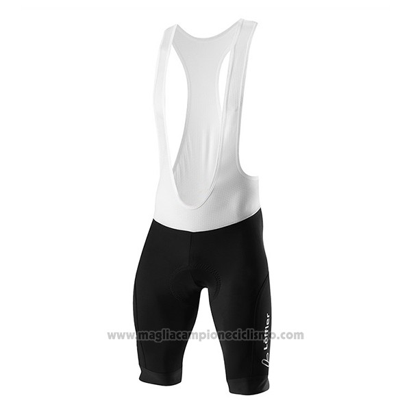 2017 Abbigliamento Ciclismo Loffler Nero Manica Corta e Salopette